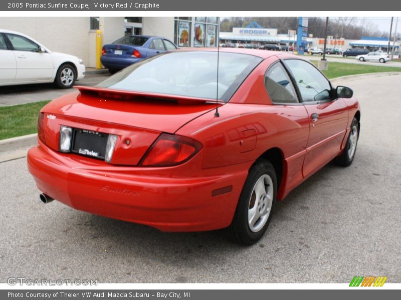 Victory Red / Graphite 2005 Pontiac Sunfire Coupe