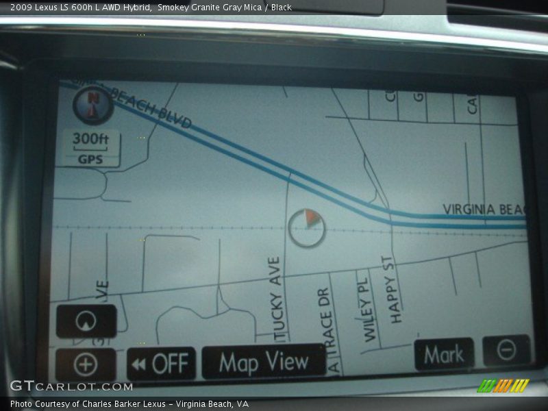 Smokey Granite Gray Mica / Black 2009 Lexus LS 600h L AWD Hybrid