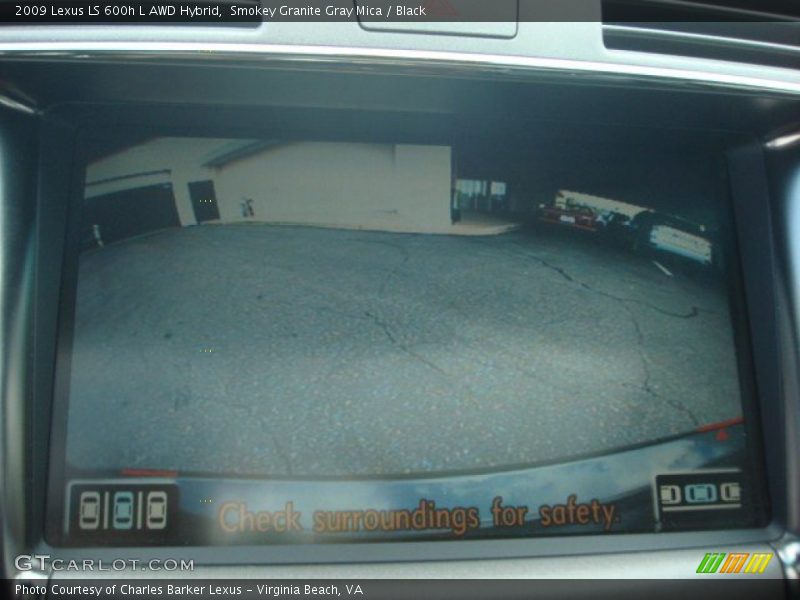 Smokey Granite Gray Mica / Black 2009 Lexus LS 600h L AWD Hybrid