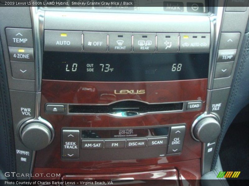 Smokey Granite Gray Mica / Black 2009 Lexus LS 600h L AWD Hybrid