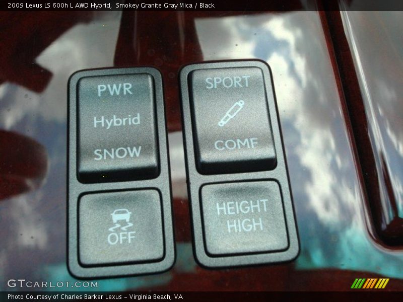 Controls of 2009 LS 600h L AWD Hybrid