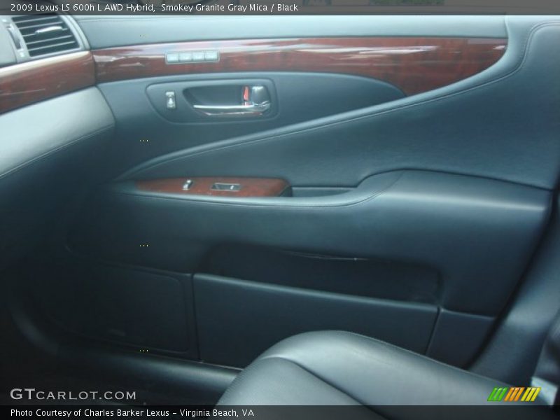 Smokey Granite Gray Mica / Black 2009 Lexus LS 600h L AWD Hybrid