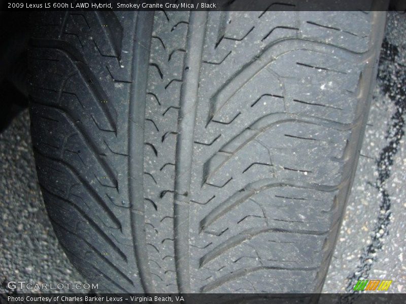 Smokey Granite Gray Mica / Black 2009 Lexus LS 600h L AWD Hybrid