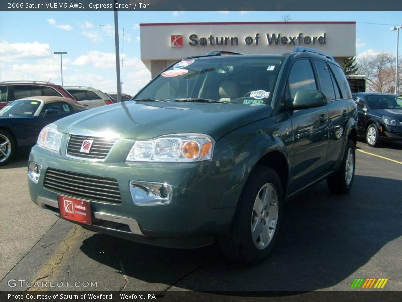 Cypress Green / Tan 2006 Saturn VUE V6 AWD