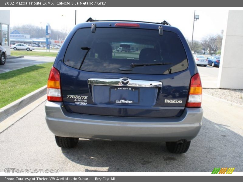 Calypso Blue Metallic / Gray 2002 Mazda Tribute LX V6