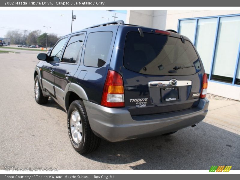 Calypso Blue Metallic / Gray 2002 Mazda Tribute LX V6