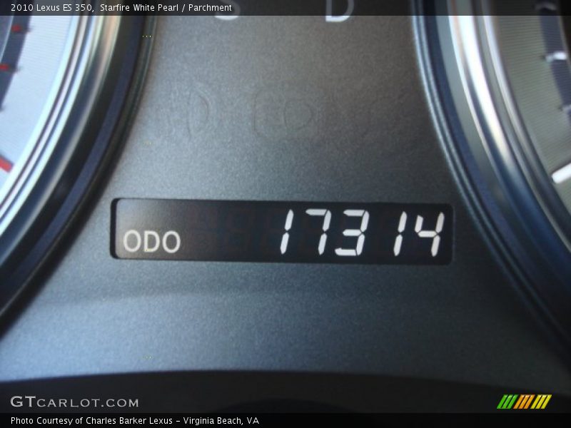 Starfire White Pearl / Parchment 2010 Lexus ES 350