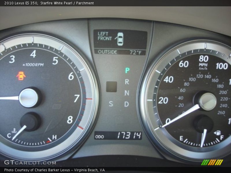 Starfire White Pearl / Parchment 2010 Lexus ES 350