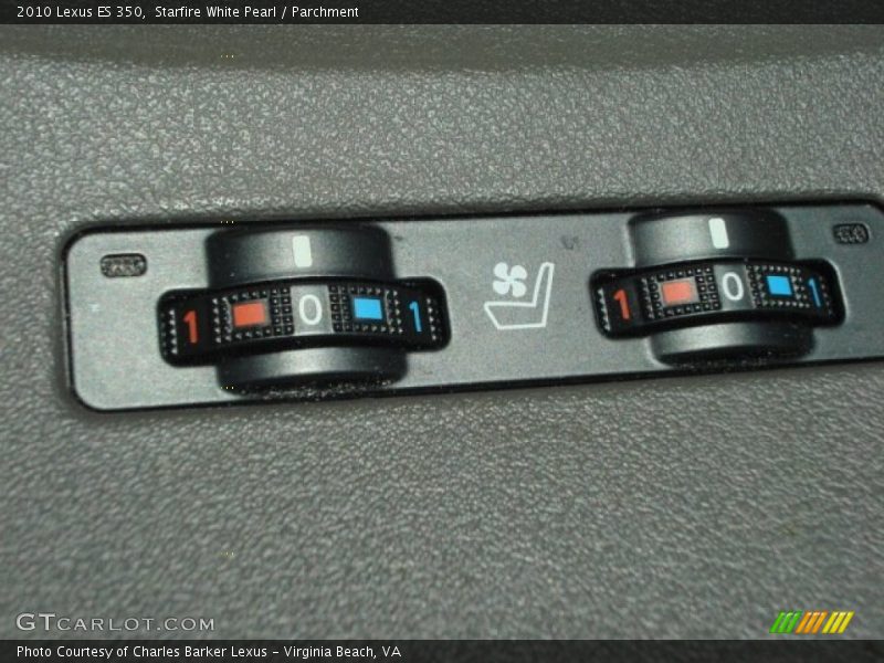 Starfire White Pearl / Parchment 2010 Lexus ES 350