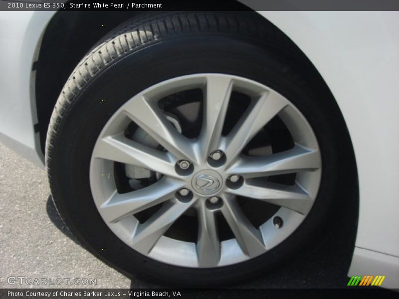 Starfire White Pearl / Parchment 2010 Lexus ES 350