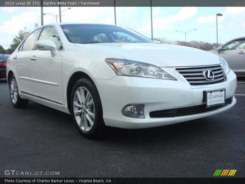 Starfire White Pearl / Parchment 2010 Lexus ES 350
