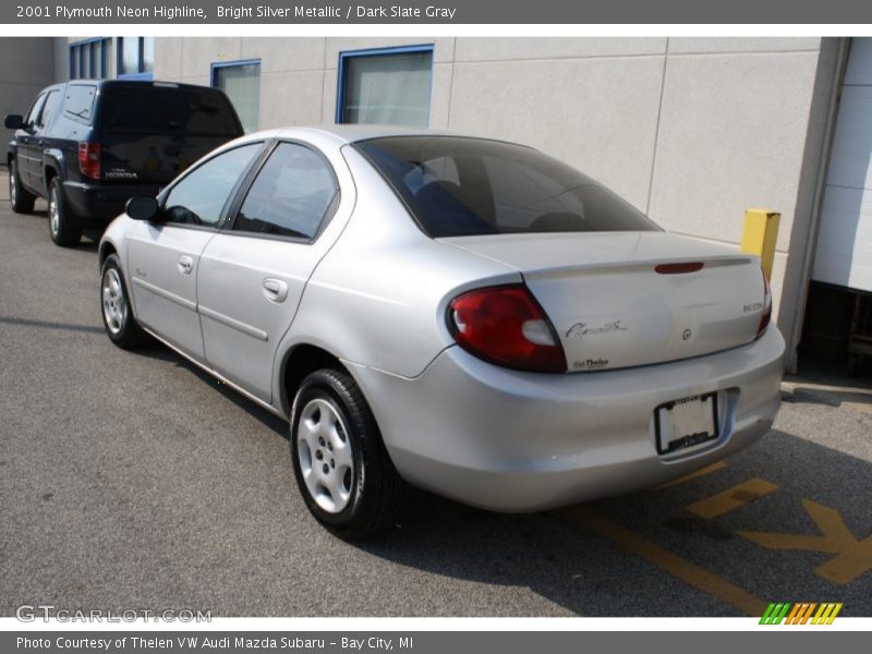 Bright Silver Metallic / Dark Slate Gray 2001 Plymouth Neon Highline