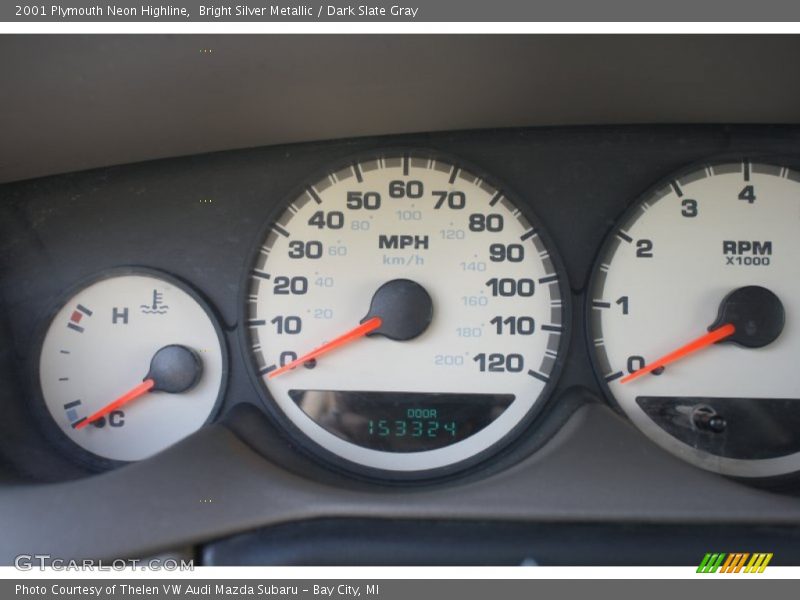 Bright Silver Metallic / Dark Slate Gray 2001 Plymouth Neon Highline