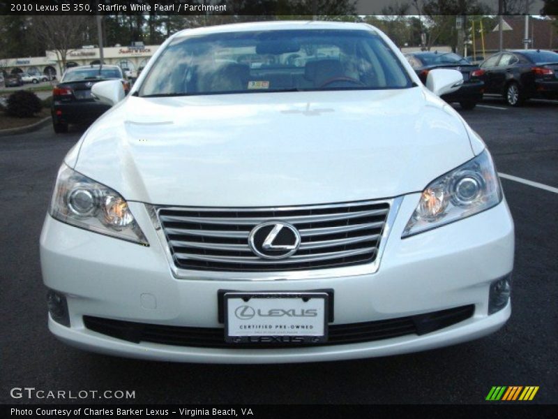 Starfire White Pearl / Parchment 2010 Lexus ES 350