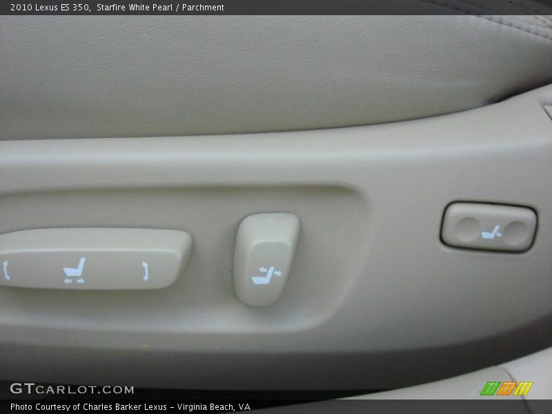 Starfire White Pearl / Parchment 2010 Lexus ES 350