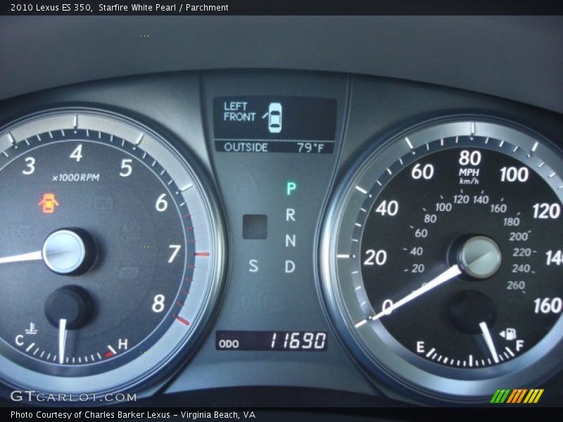 Starfire White Pearl / Parchment 2010 Lexus ES 350