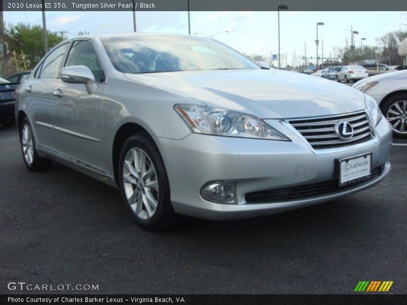 Tungsten Silver Pearl / Black 2010 Lexus ES 350