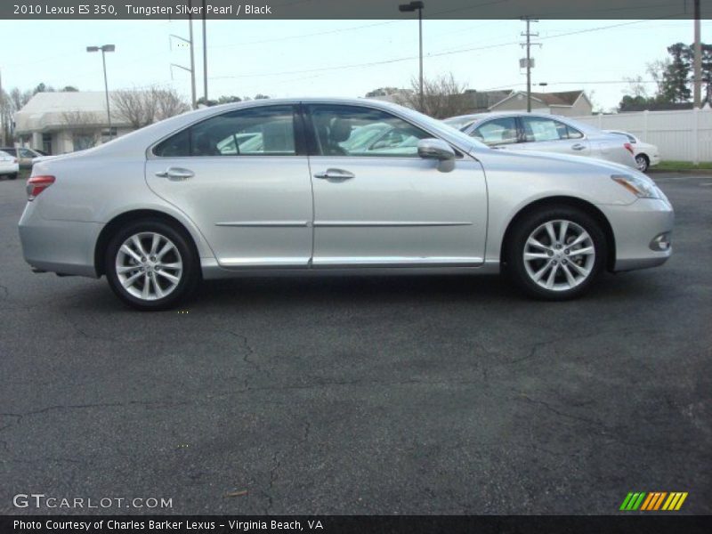 Tungsten Silver Pearl / Black 2010 Lexus ES 350