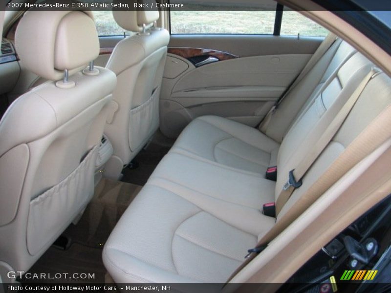 Black / Cashmere 2007 Mercedes-Benz E 350 4Matic Sedan