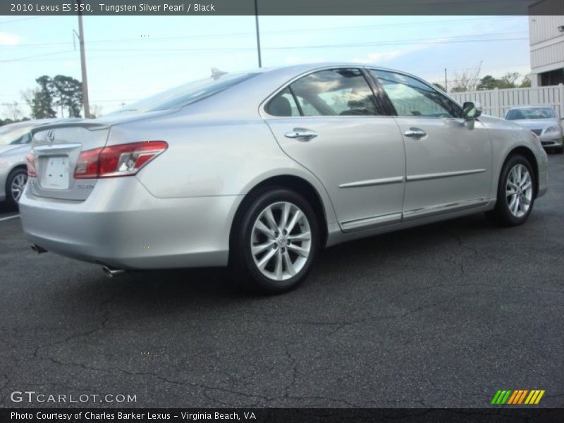 Tungsten Silver Pearl / Black 2010 Lexus ES 350