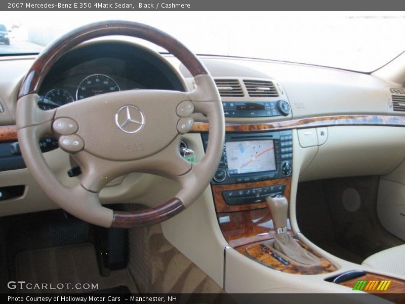 Black / Cashmere 2007 Mercedes-Benz E 350 4Matic Sedan