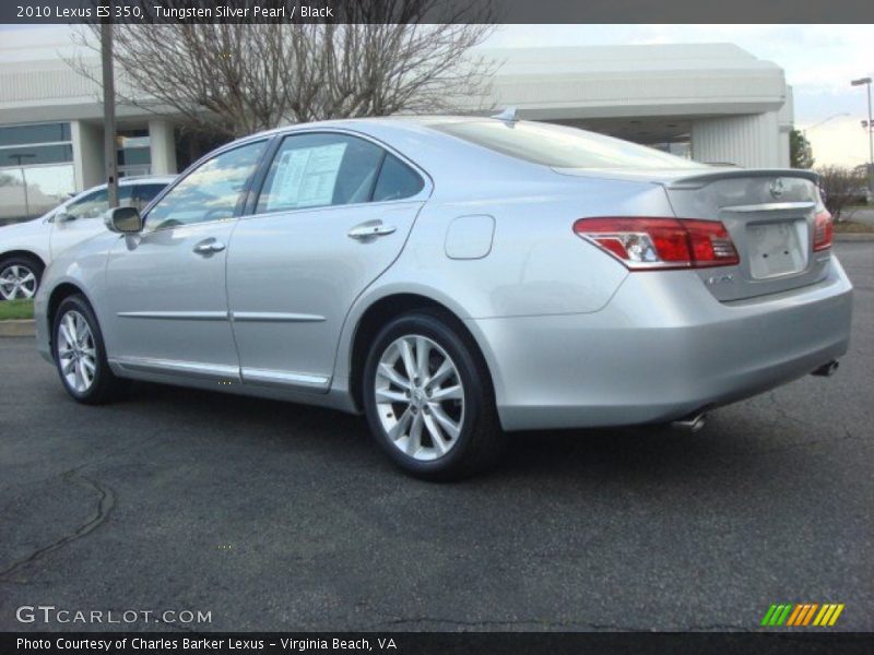 Tungsten Silver Pearl / Black 2010 Lexus ES 350
