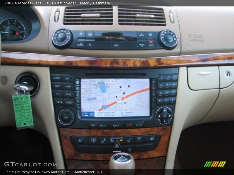 Black / Cashmere 2007 Mercedes-Benz E 350 4Matic Sedan