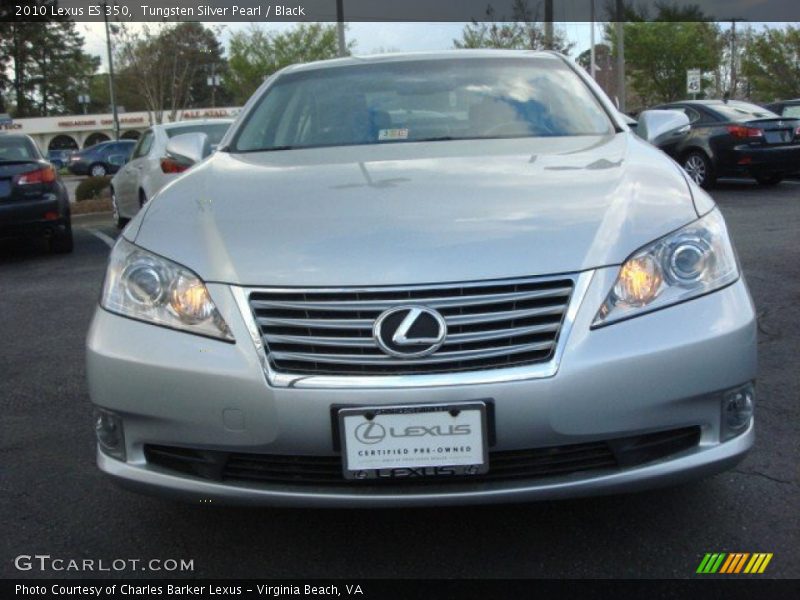 Tungsten Silver Pearl / Black 2010 Lexus ES 350
