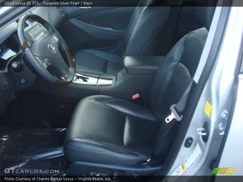 Tungsten Silver Pearl / Black 2010 Lexus ES 350