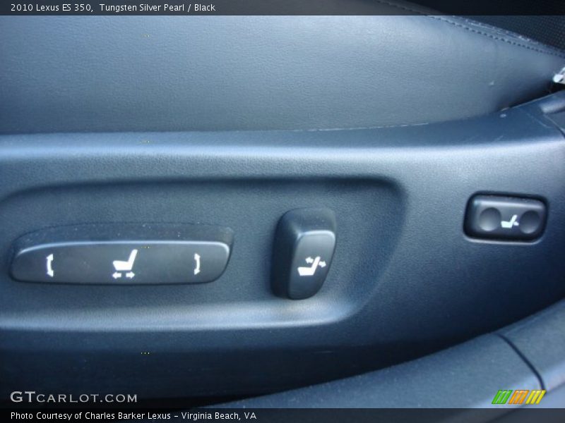 Tungsten Silver Pearl / Black 2010 Lexus ES 350