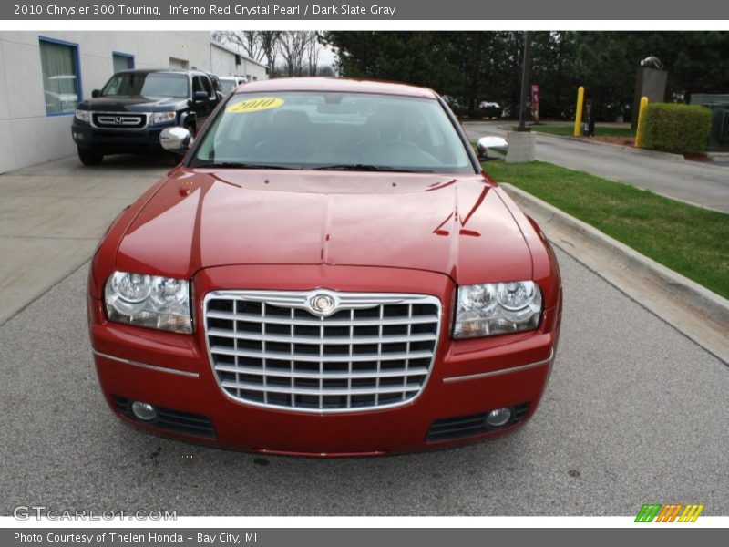 Inferno Red Crystal Pearl / Dark Slate Gray 2010 Chrysler 300 Touring