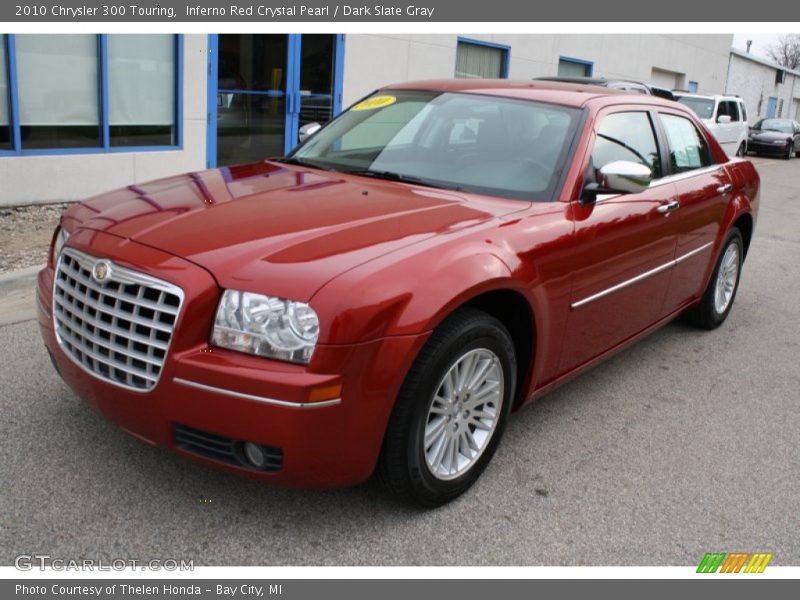 Inferno Red Crystal Pearl / Dark Slate Gray 2010 Chrysler 300 Touring