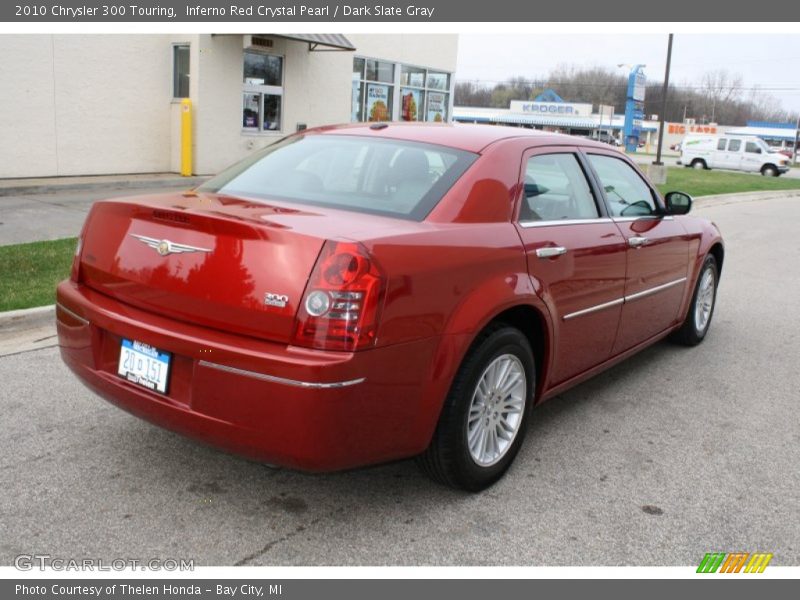 Inferno Red Crystal Pearl / Dark Slate Gray 2010 Chrysler 300 Touring