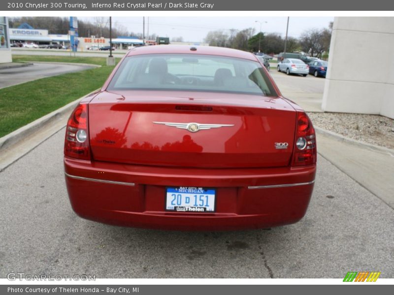 Inferno Red Crystal Pearl / Dark Slate Gray 2010 Chrysler 300 Touring