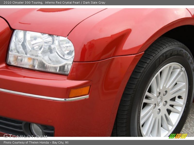 Inferno Red Crystal Pearl / Dark Slate Gray 2010 Chrysler 300 Touring