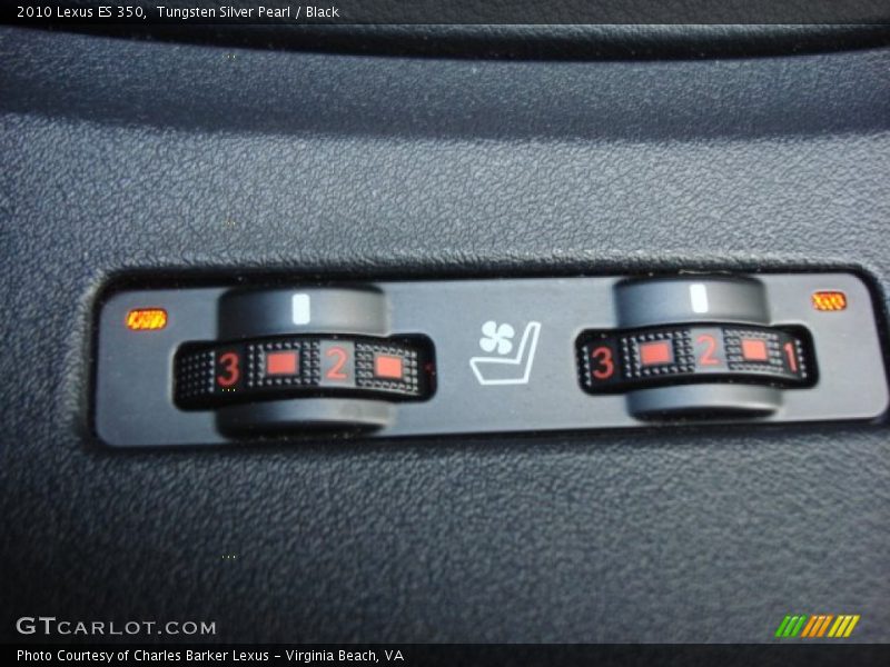 Tungsten Silver Pearl / Black 2010 Lexus ES 350