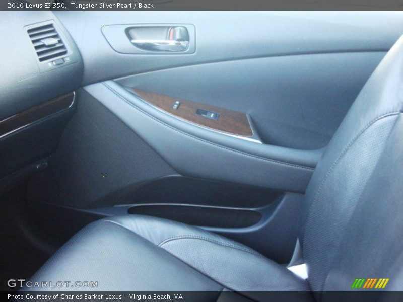 Tungsten Silver Pearl / Black 2010 Lexus ES 350