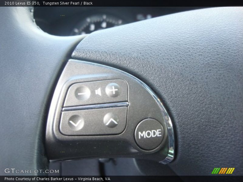 Tungsten Silver Pearl / Black 2010 Lexus ES 350