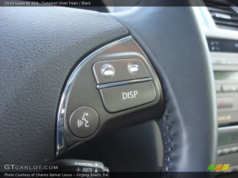 Tungsten Silver Pearl / Black 2010 Lexus ES 350