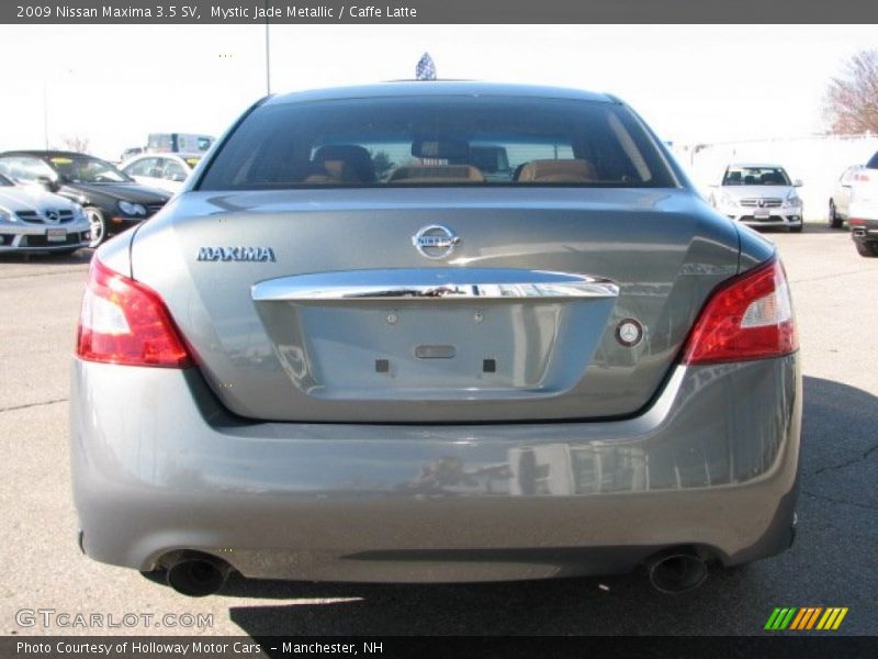 Mystic Jade Metallic / Caffe Latte 2009 Nissan Maxima 3.5 SV