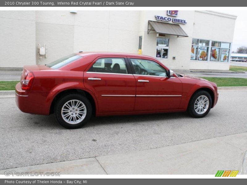 Inferno Red Crystal Pearl / Dark Slate Gray 2010 Chrysler 300 Touring