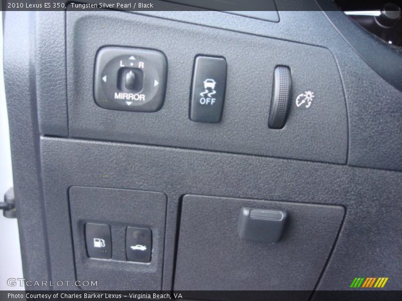 Tungsten Silver Pearl / Black 2010 Lexus ES 350