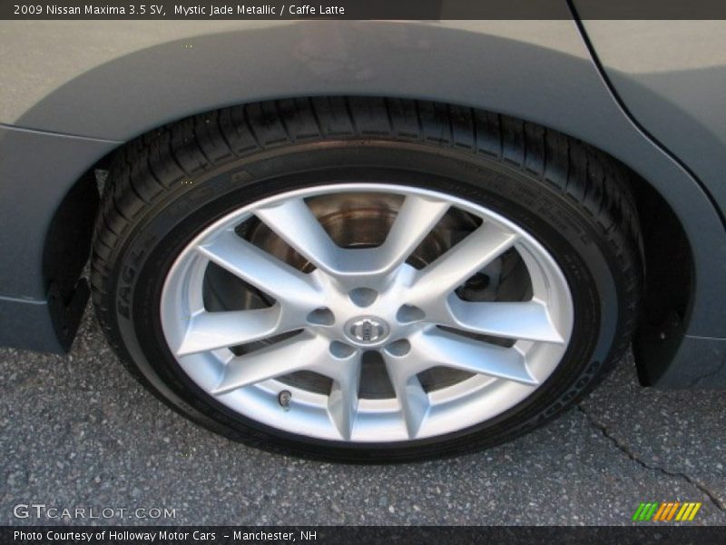 Mystic Jade Metallic / Caffe Latte 2009 Nissan Maxima 3.5 SV