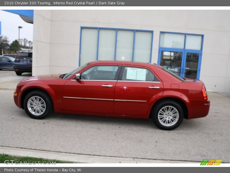 Inferno Red Crystal Pearl / Dark Slate Gray 2010 Chrysler 300 Touring