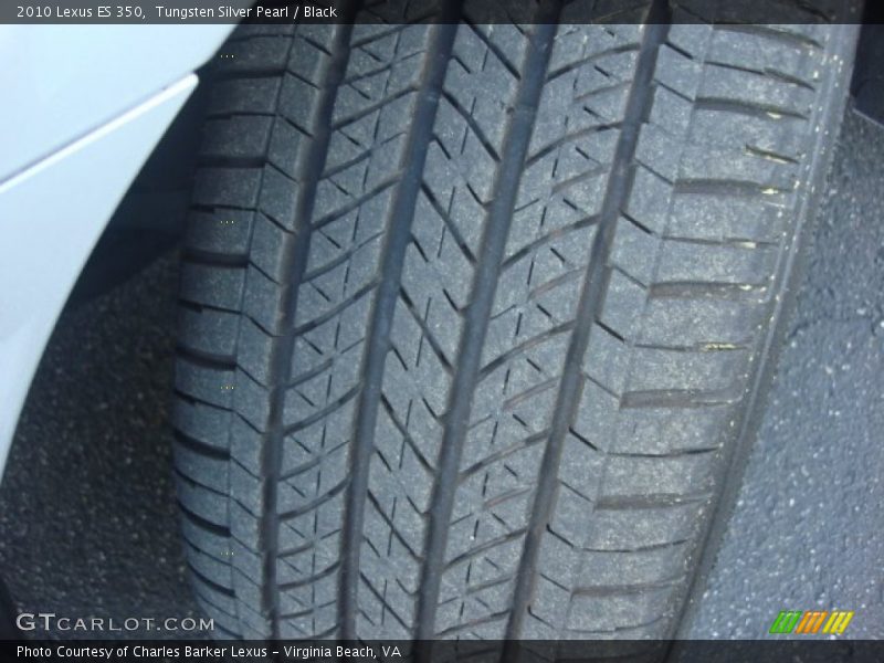 Tungsten Silver Pearl / Black 2010 Lexus ES 350