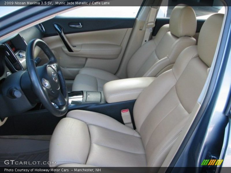 Mystic Jade Metallic / Caffe Latte 2009 Nissan Maxima 3.5 SV