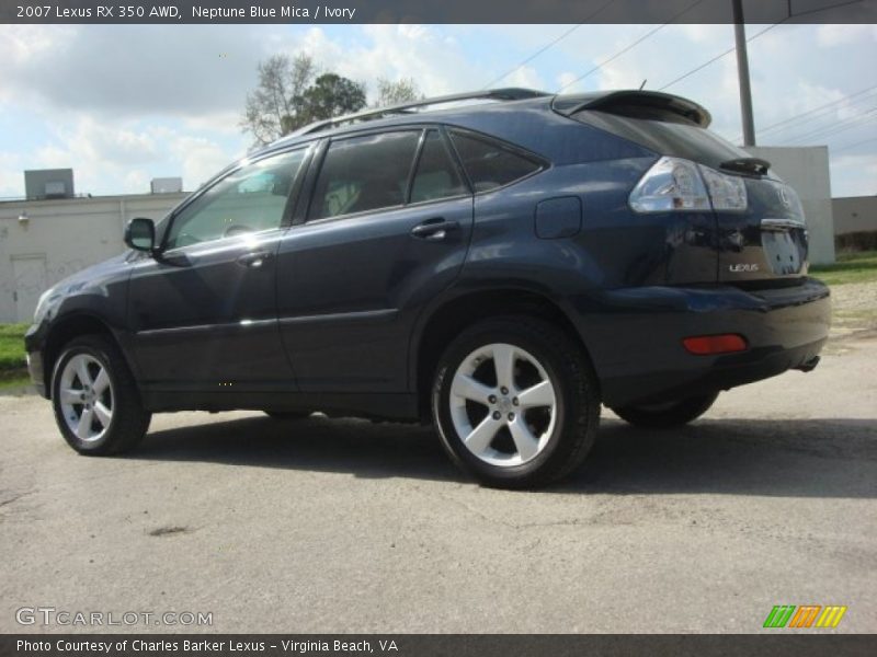 Neptune Blue Mica / Ivory 2007 Lexus RX 350 AWD