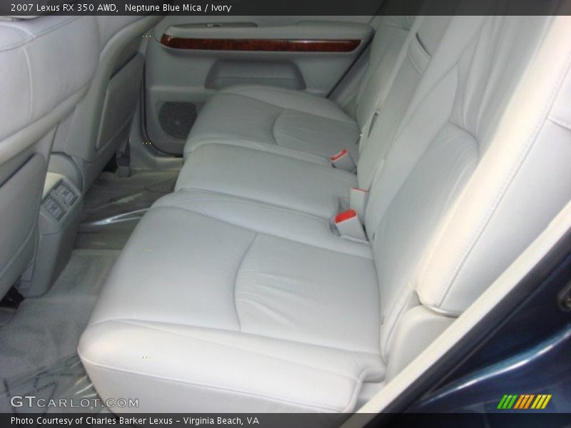 Neptune Blue Mica / Ivory 2007 Lexus RX 350 AWD