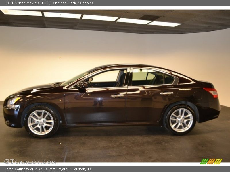 Crimson Black / Charcoal 2011 Nissan Maxima 3.5 S