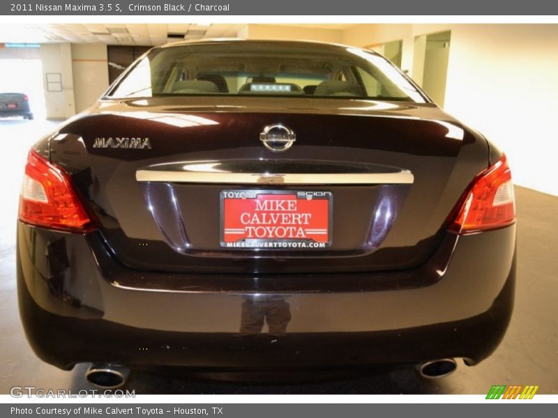 Crimson Black / Charcoal 2011 Nissan Maxima 3.5 S